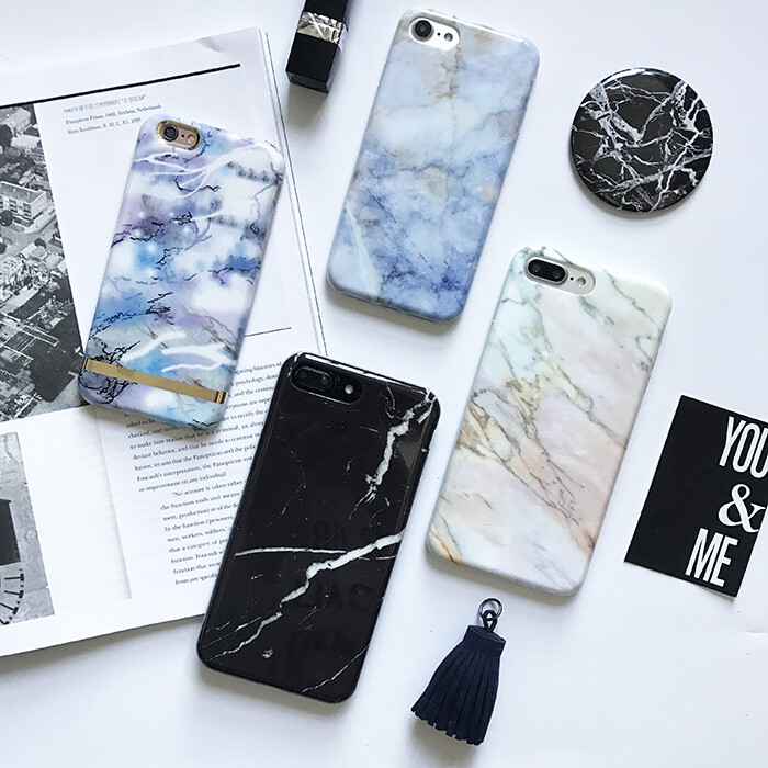 原创大理石云石纹情侣iphone76s手机壳 苹果6plus全包硅胶套软壳