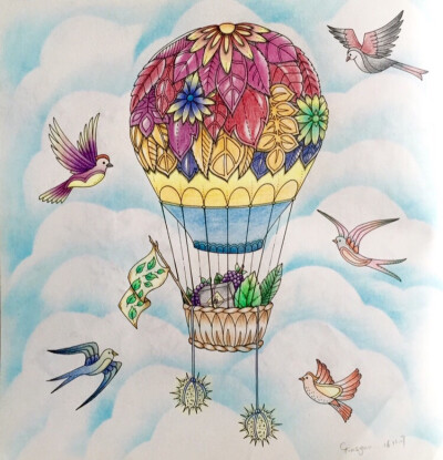 魔法森林 热气球