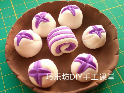 紫薯馒头花卷
