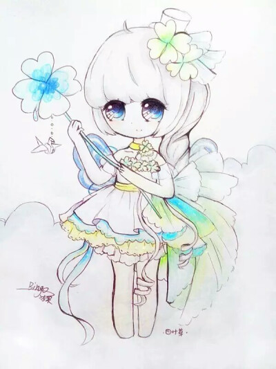 精品手绘^ω^萌萌哒，我给五十个赞