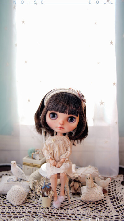 #blythe改娃# 甜点小妹妹之Tiramisu～原形fbl巧克力最后两张手机壁纸～终于凑够9图