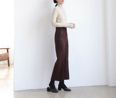 毛呢高腰裤！！冬季必备