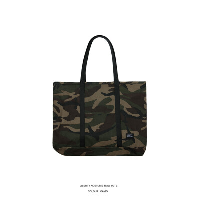 Liberty Kostume tote 暗色迷彩单肩托特包