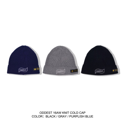 ODDEST 16AW KNIT COLD CAP 复古短顶防寒保暖针织棉帽 冷帽 三色