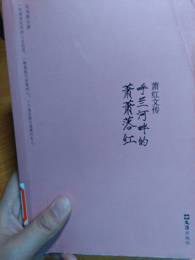 喜欢这个题目，“呼兰河畔的萧萧落红”，文字细腻，选取了萧红一生中的多个片段。