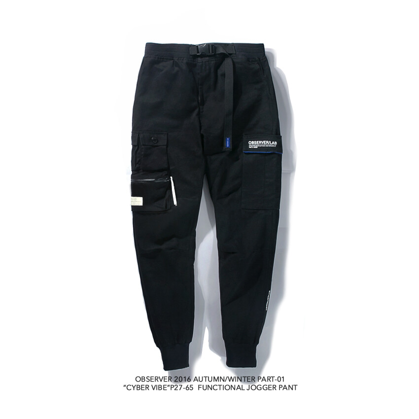 OBSERVER 16AW P27-65 FUNCTIONAL jogger pants 束脚裤 慢跑裤