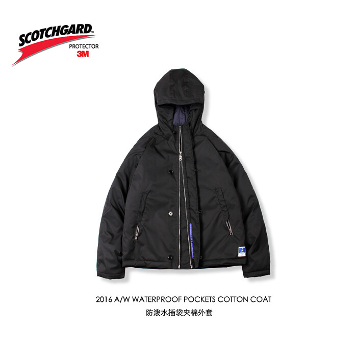 REOCHA 16 AW WATERPROOF POCKETS COTTON COAT 防水插袋夹棉外套