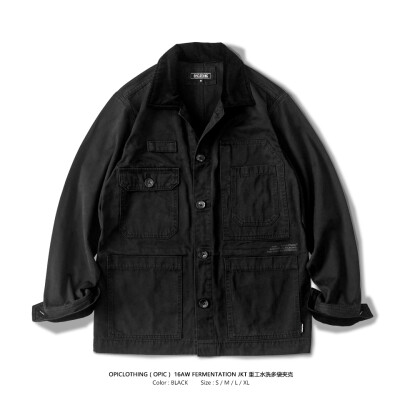 OPIC 16AW FERMENTATION JKT 重工水洗多袋夹克