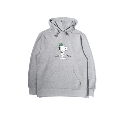 WHOOSIS 16 AW SNOOPY DESPISE HOODIE 史努比 印花 纯棉连帽卫衣