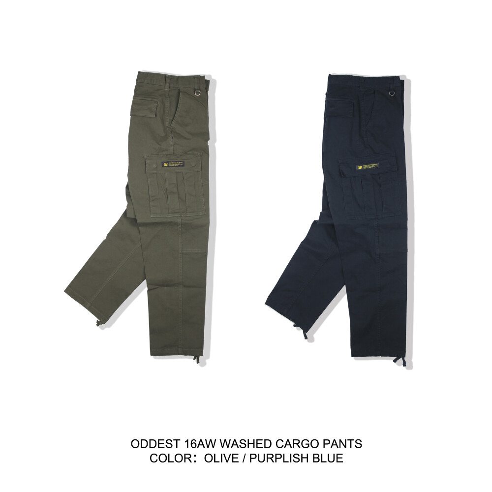 ODDEST 16AW WASHED CARGO PANTS Vintage 水洗工装裤 军裤 两色