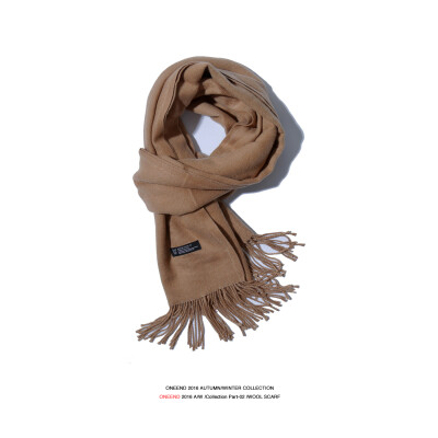 ONEEND 2016 A/W SCARF/ 纯色 羊毛流苏围巾 四色