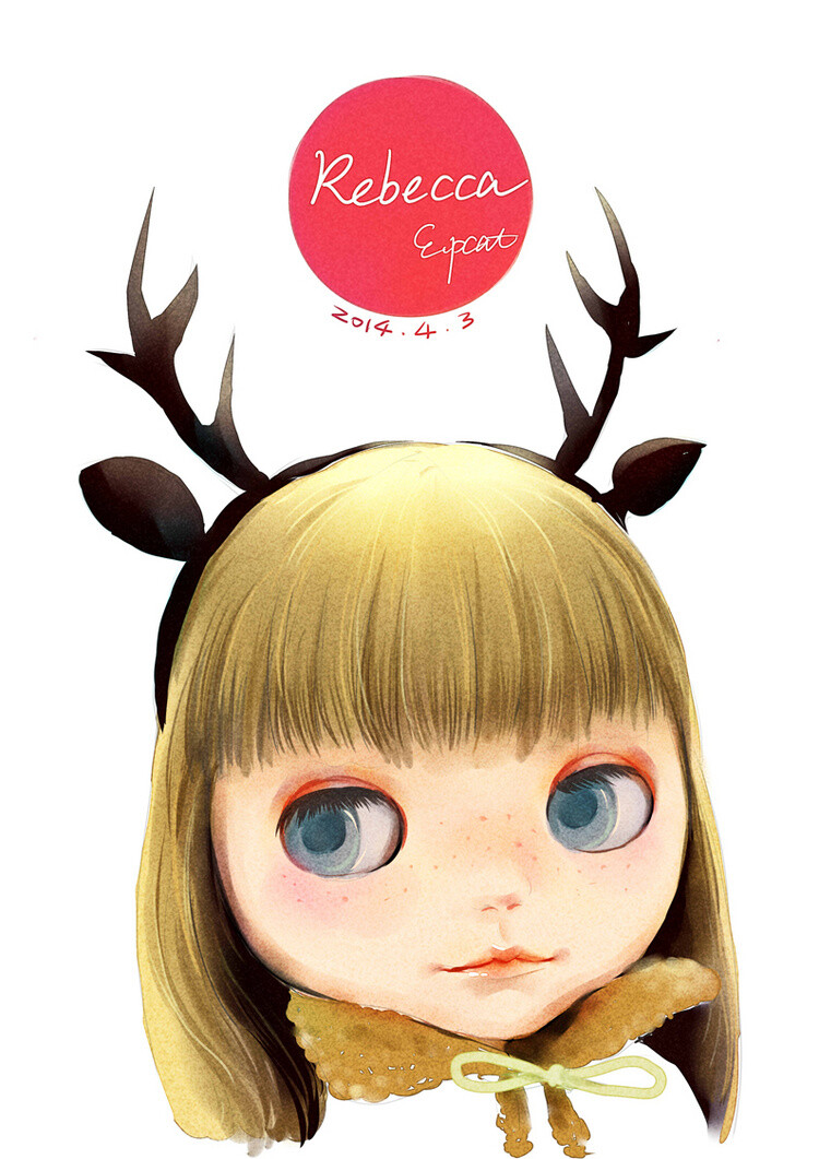 清新水彩插画 Rebecca
by e.pcat 