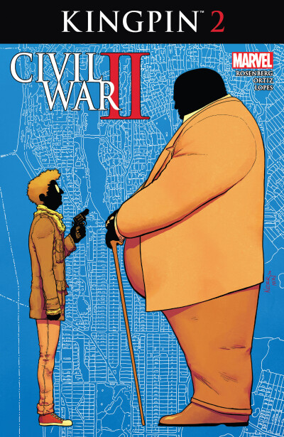 Civil War II: Kingpin cover by Aaron Kuder