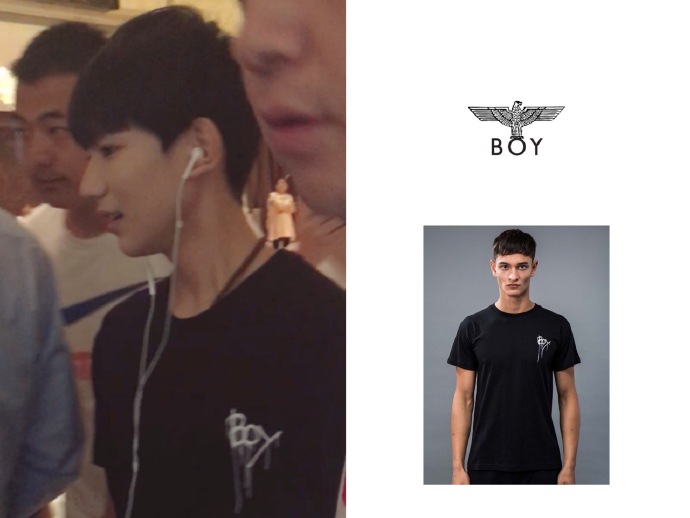  @TFBOYS-王源 同款T恤 in @BOYLONDONCHINA （来自微博）