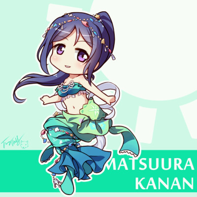 lovelivesunshine Aqours 果南Q版人魚