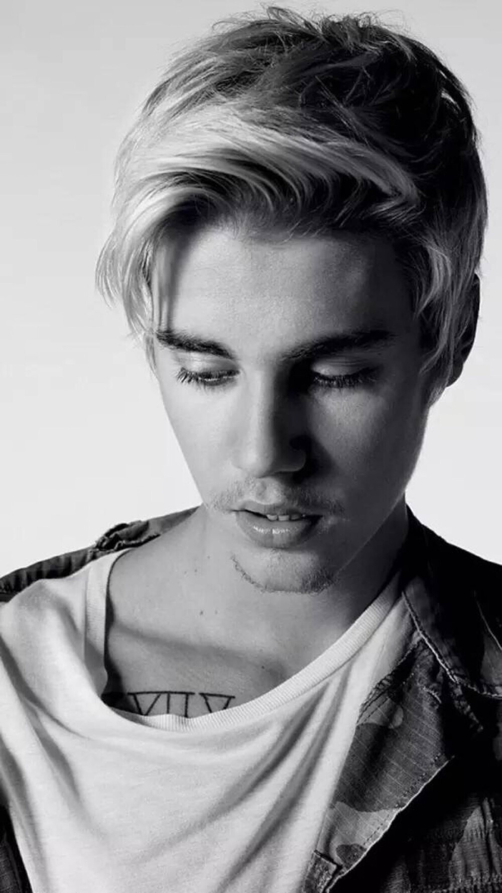 贾斯丁比伯.黑白.男头像. 帅 - 高清图片,堆糖,美图壁纸兴趣社区