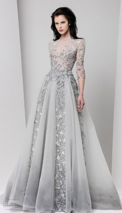 Tony Ward Fall 2016 Ready-to-Wear Dresses 薄纱流萤