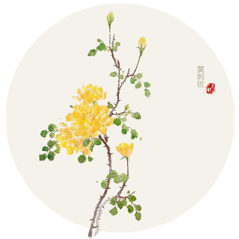 清新水彩插画 花系列
无轩作品