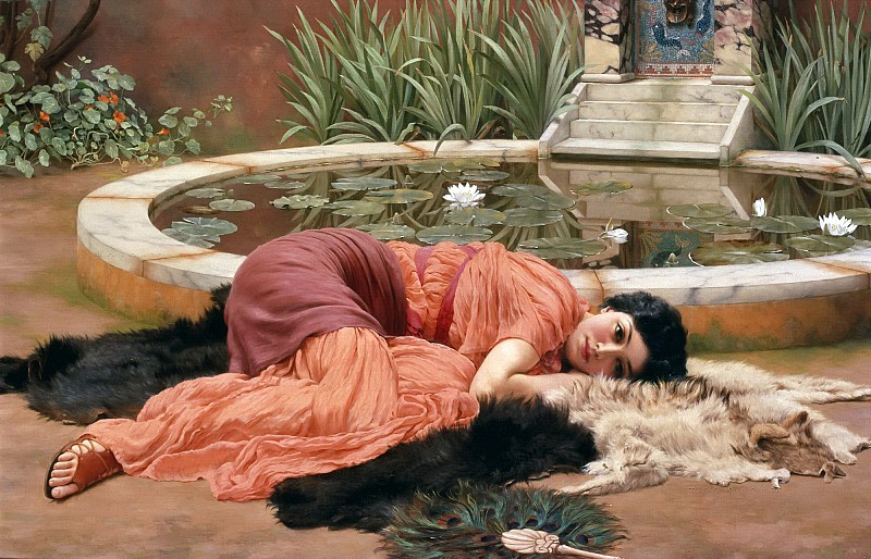 Dolce Far Niente, John William Godward(1861-1922)