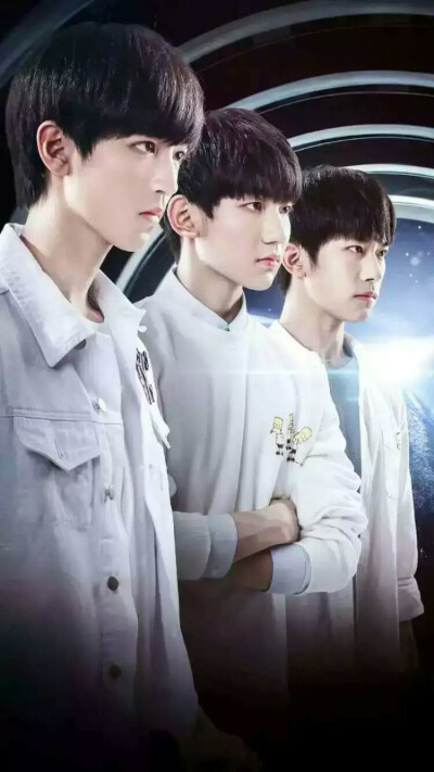 最美不过三人同框