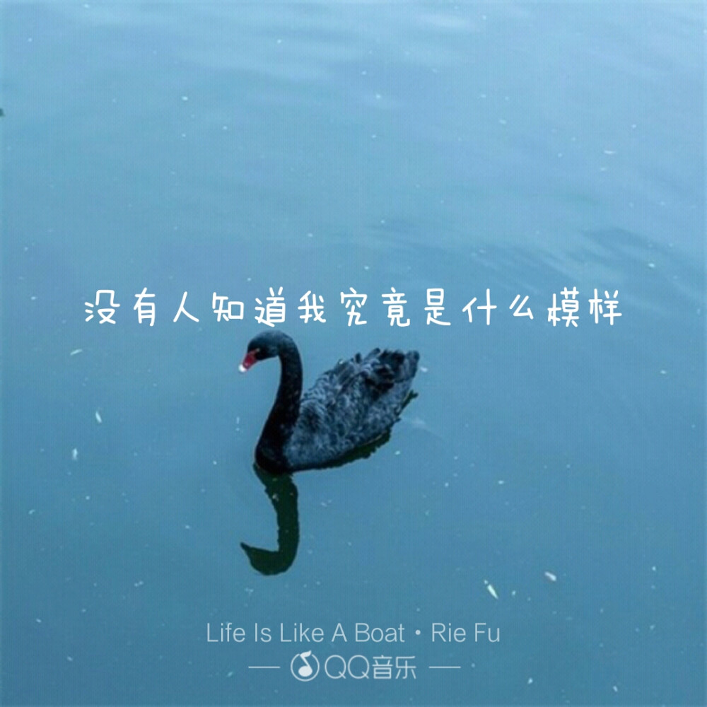 歌词海报 生命如舟，死神