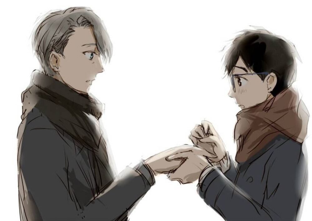 冰上的尤里 维克多 勇利 尤里 尤里奥 维勇 勇维 cp 十月新番 #动漫