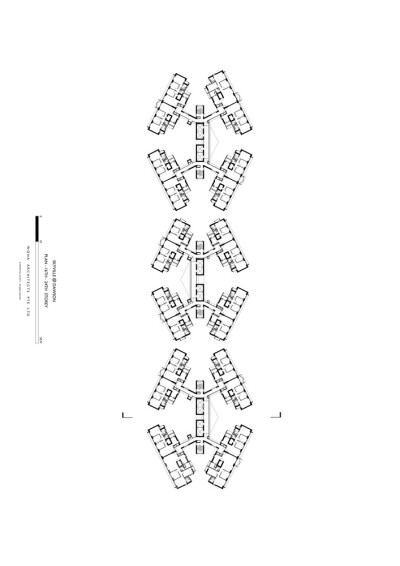 天空村SkyVille,16 - 24层平面图