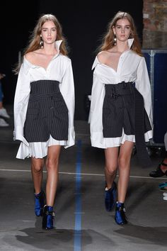 Monse Spring 2017 Ready-to-Wear Fashion Show - Amalie Moosgaard, Cecilie…