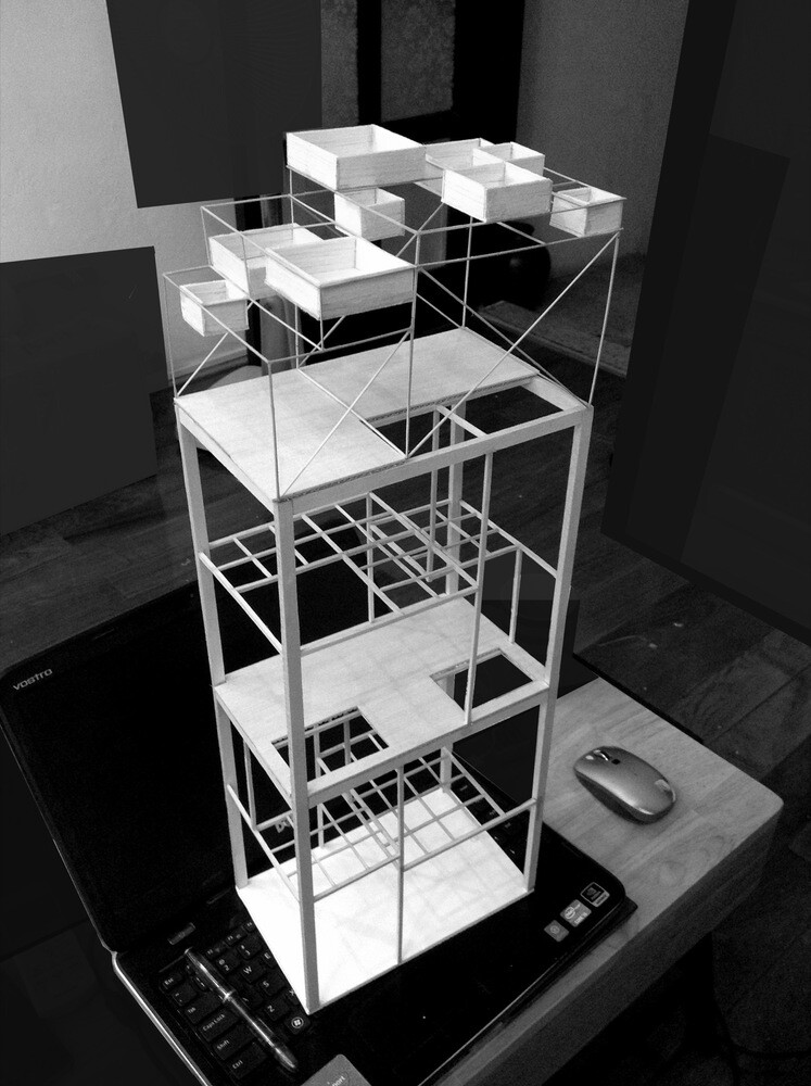 房子有2个主楼层.