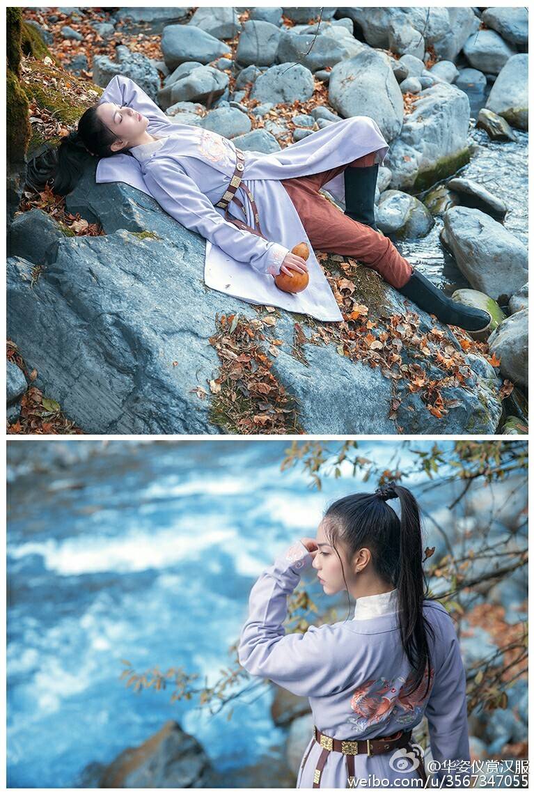 【大菇凉】【岂曰无衣 与子同袍】汉服 同袍 摄影 汉家衣裳 形制 袖制 摄影 气质 意境 唯美 圆领袍
@华姿仪赏