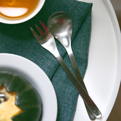 糯米瓷 | 日器 日本进口柳宗理不锈钢 勺 叉