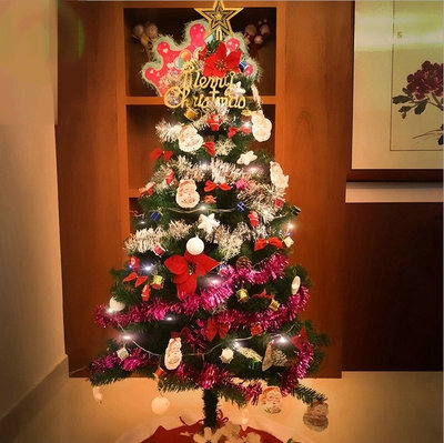 【包邮】豪华彩色圣诞树套装 超值1.5米圣诞树 圣诞节装饰摆设
