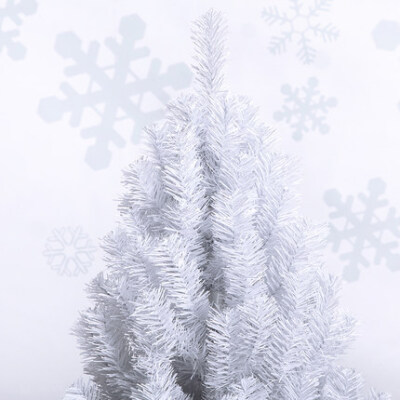 诺琪 1.2米圣诞树 120cm加密白色圣诞树 圣诞节装饰品套餐2kg