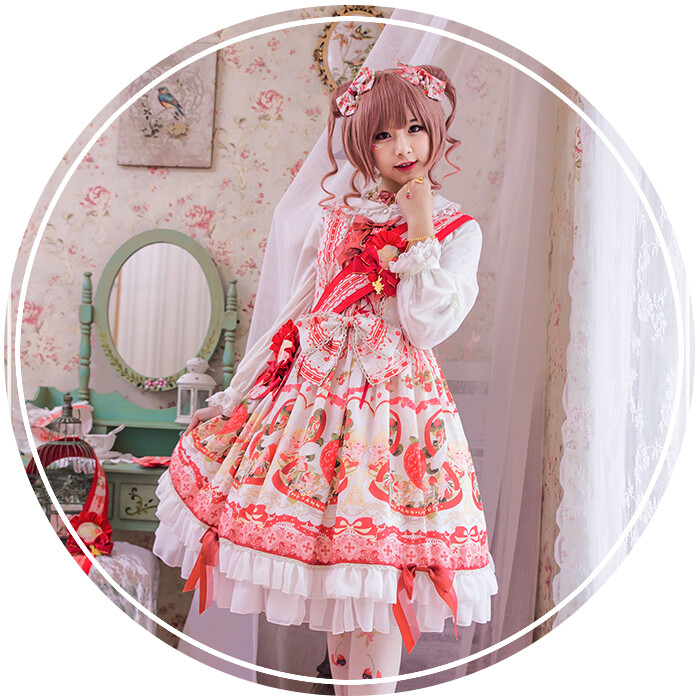 丨四月安丨草莓天使 新年款 JSK Lolita [定金]