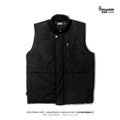 OPIC 16AW PROOFED THINSULATE VEST 三防多袋新雪丽高效暖绒马甲