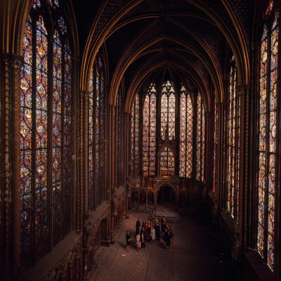 Sainte Chapelle in Paris, May 1968. Photograph by Bruce Dale, National Geographic