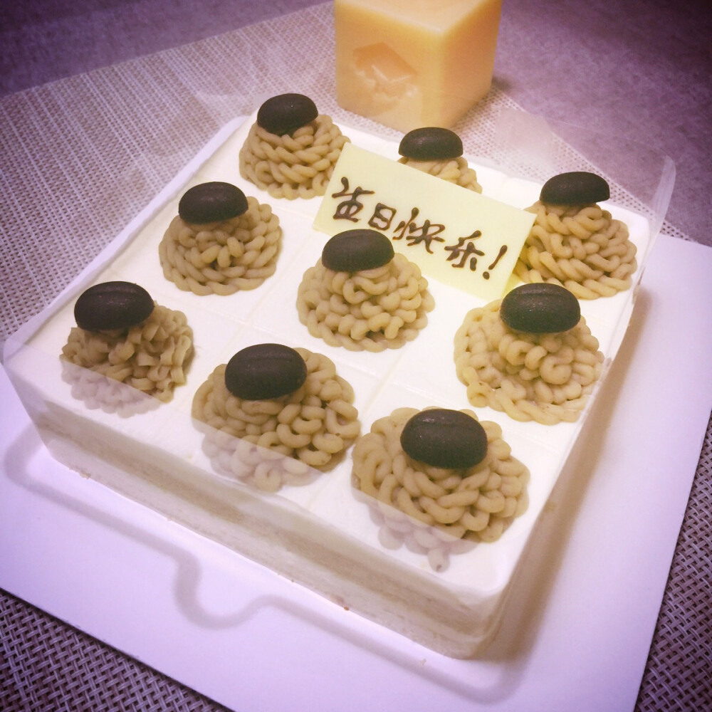 我们都爱的21cake……今年是栗子味