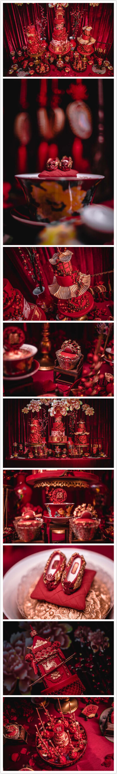 中式婚礼甜品台