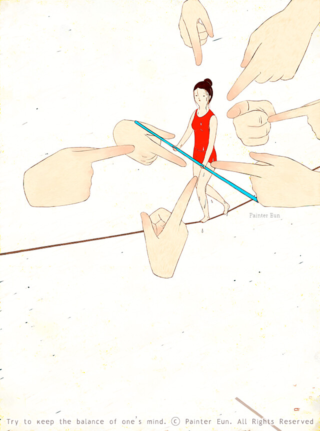 Try to keep the balance of one's mind ~ … - 高清图片，堆糖，美图壁纸兴趣社区