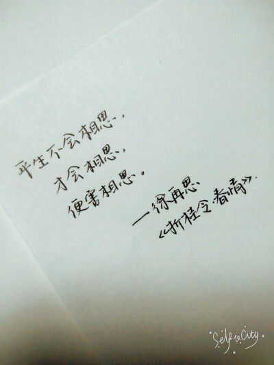 徐再思《折桂令·春情》 手写原创 by叶骼