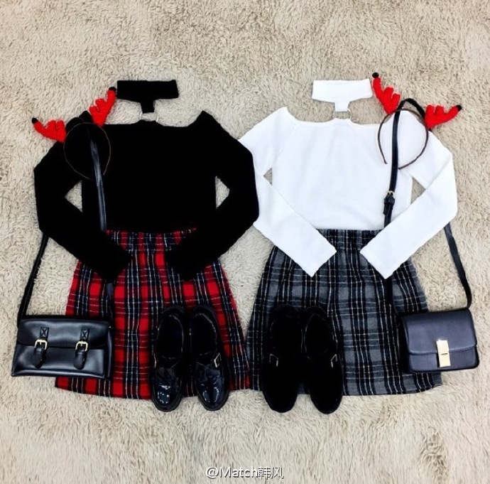 少女们为圣诞节约会做准备吧