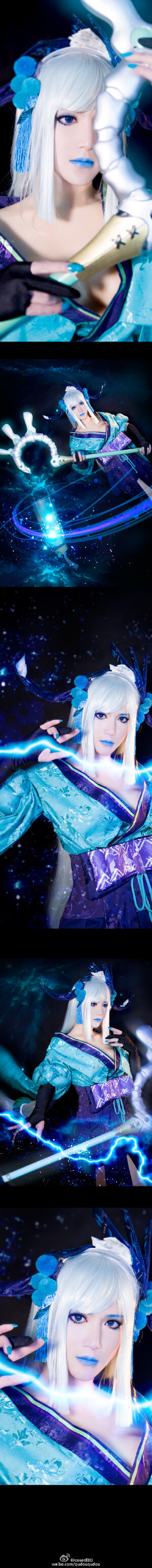 #网易阴阳师手游# #青行灯Cos# 《青行灯》哀 前事今程望 三千浮华红尘焚 手中青灯盼 何时重归吾们...展开全文c