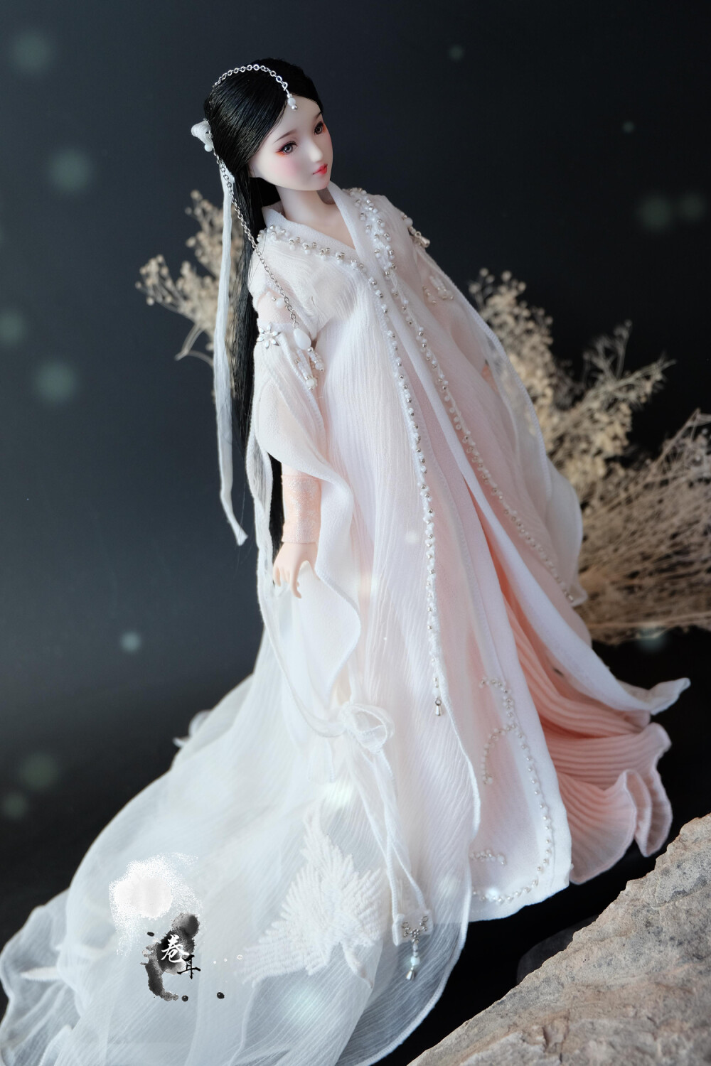 雪雾迷踪 ◆卷耳◆1/6 obitsu古装娃衣 m-size