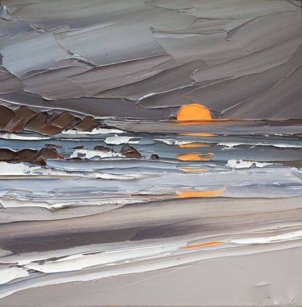 厚涂风景油画作品bymatthewsnowden