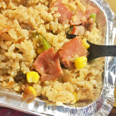 培根炒饭
