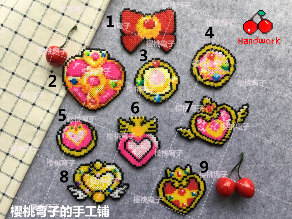 美少女战士变身器拼豆 taobao:樱桃弯子手工铺 WX:CherryHandwork