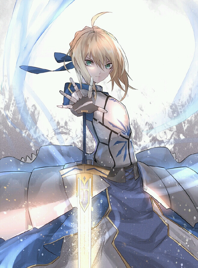 Fate/Zero Fate/staynight saber p站 pixiv 动漫 壁纸 头像 插画 次元 同人 