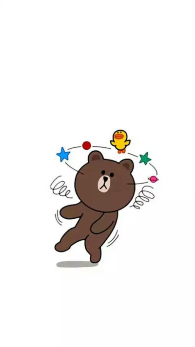 line friends 可妮兔 布朗熊 莎莉鸡 可爱