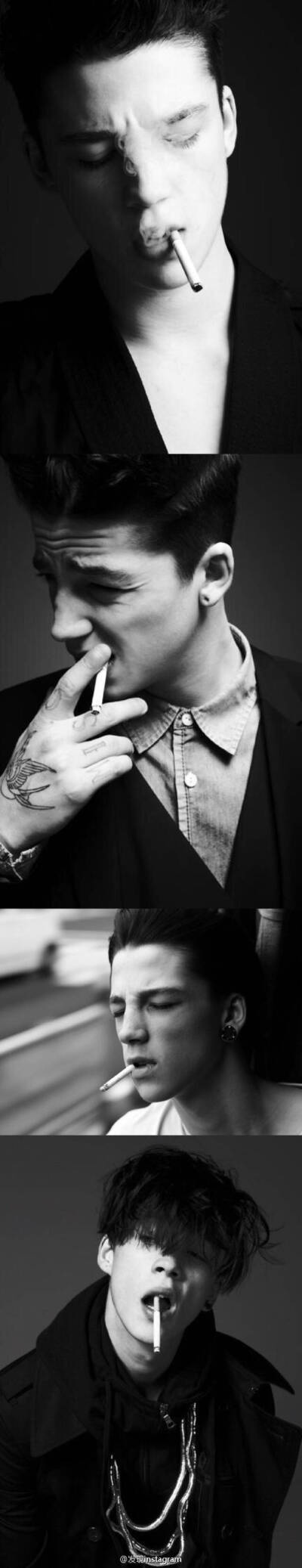 [cp]#Model# Ash Stymest，91年英国超模，MANNEQUINS乐队的鼓手，浑身纹身加上痞帅的眼神，活脱脱塑造了一个叛逆洒脱的形象，使他备受粉丝和杂志的追崇。哦对了，他跟前妻Maille Doyle还育有一女[doge][/cp]