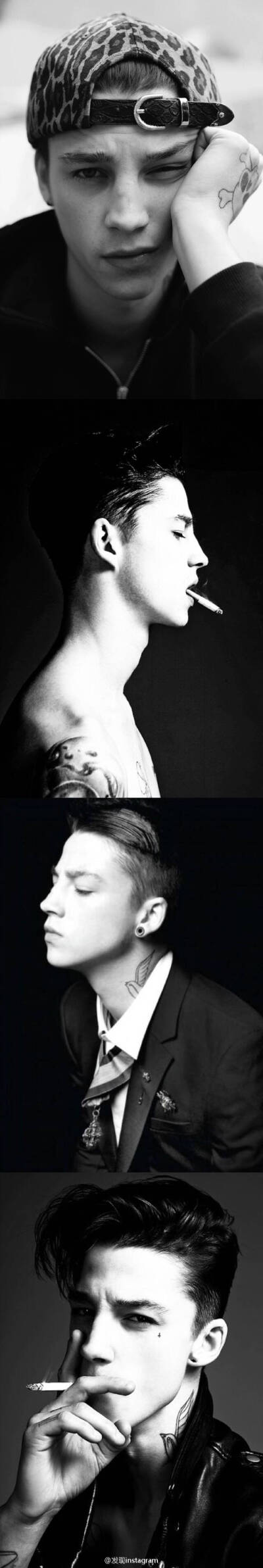 [cp]#Model# Ash Stymest，91年英国超模，MANNEQUINS乐队的鼓手，浑身纹身加上痞帅的眼神，活脱脱塑造了一个叛逆洒脱的形象，使他备受粉丝和杂志的追崇。哦对了，他跟前妻Maille Doyle还育有一女[doge][/cp]